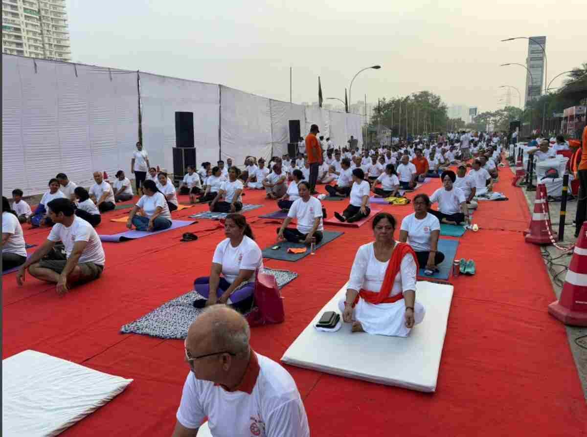 KW Delhi 6 Mall Hosts International Yoga Day Celebration with thousands  in Attendance