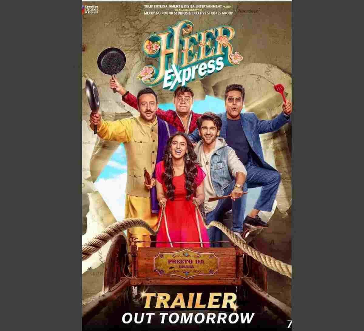 The Countdown Ends! Heer Express Trailer Drops Tomorrow – A Saaf Sutri Parivarik Film