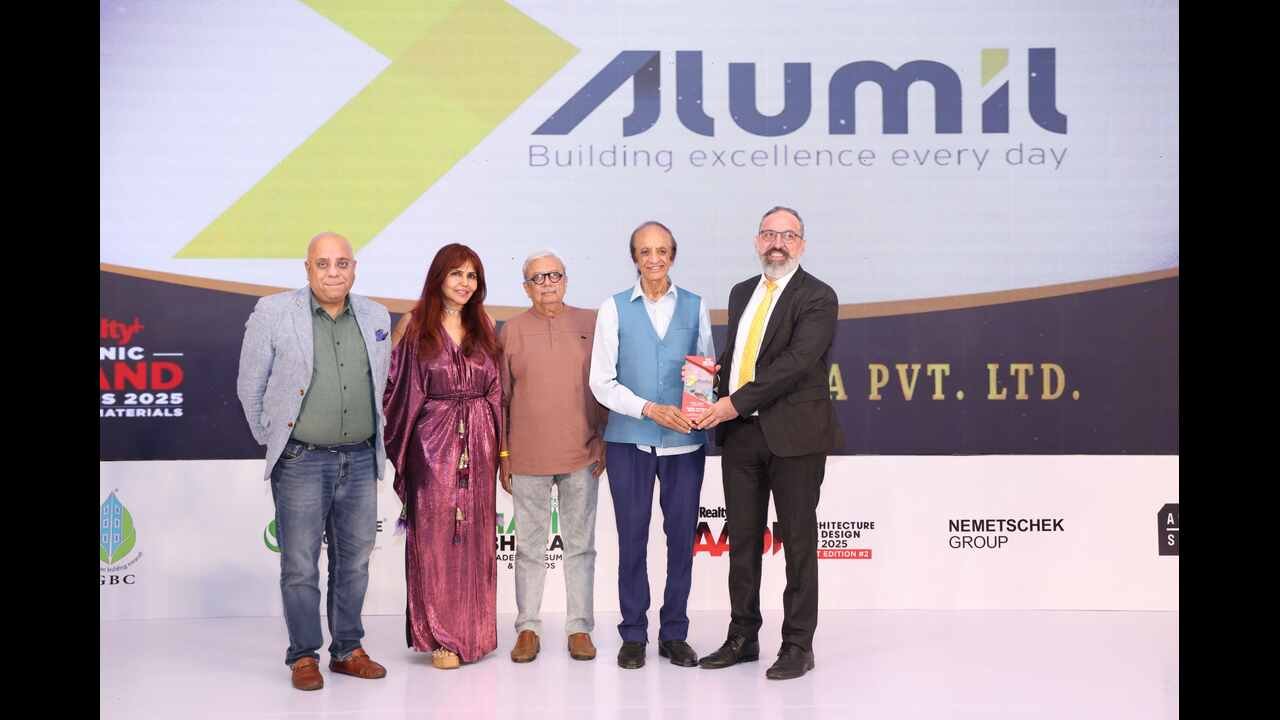 Alumil india recognized as the iconic brand 2025 for building materials