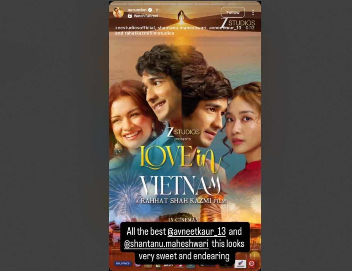 Varun Dhawan Wishes Avneet Kaur & Shantanu Maheshwari for ‘Love in Vietnam’ Release