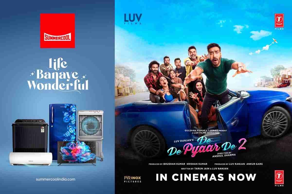 Summercool’s Integrated Marketing with De De Pyaar De 2 Release