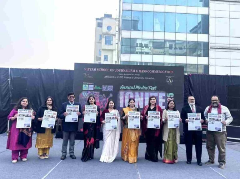 Satyam School IGNITE 2K25, annual media fest India, media students competitions, journalism college events, mass communication education