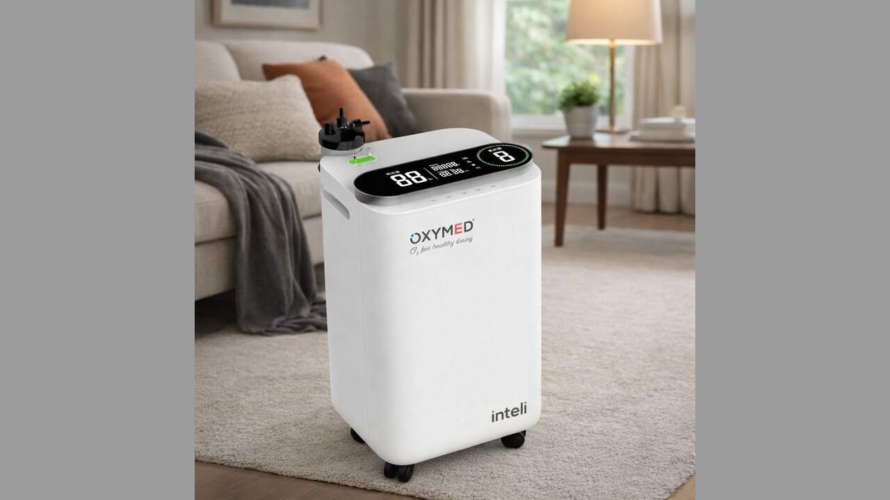 Oxymed Inteli: The Quietest, Lightest 5 LPM Oxygen Concentrator in India