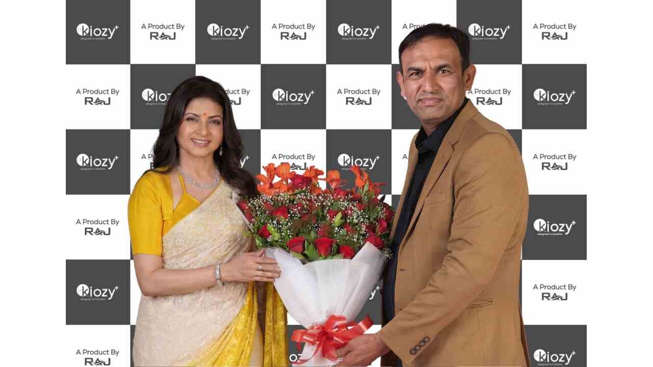Bollywood Actress Bhagyashree Endorses Raj Cooling’s Kiozy+ Air Purifier Range
