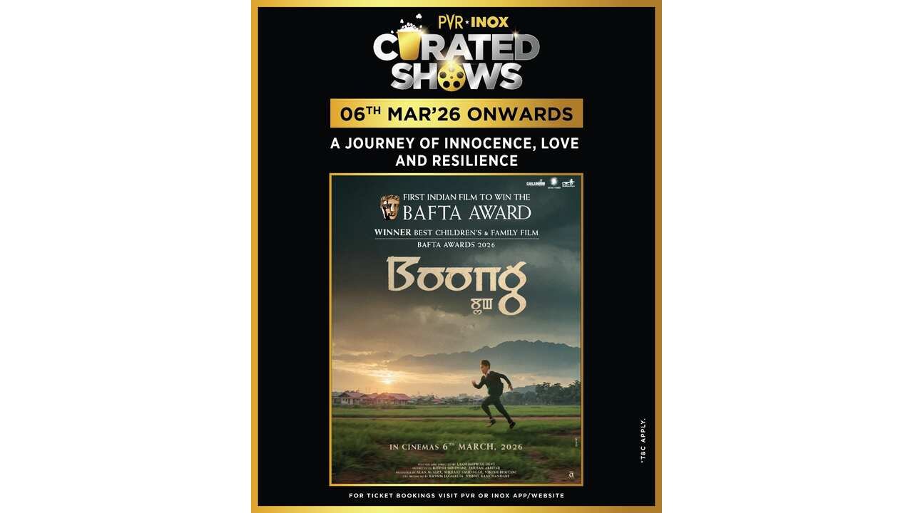 BAFTA Award-Winning Film Boong Gets Nationwide Re-Release at PVR INOX