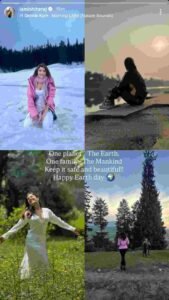 Ishita Raj Earth Day, World Earth Day 2026, Ishita Raj Instagram, nature post celebrity, Earth Day message India