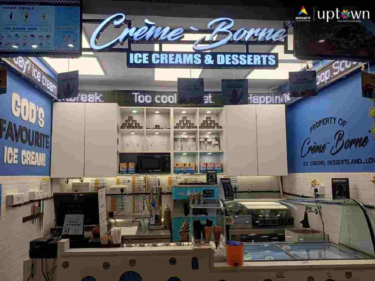 Uptown by Advant Welcomes Crèmeborne Ice Cream & Desserts, Expanding Its Premium Food Experience in Noida